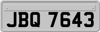 JBQ7643