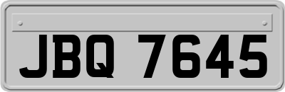 JBQ7645