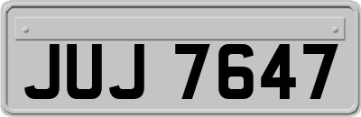 JUJ7647