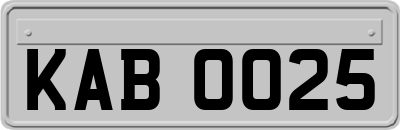 KAB0025