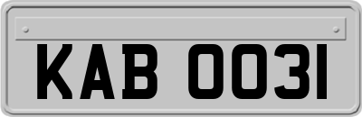 KAB0031