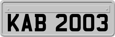 KAB2003
