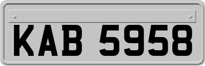 KAB5958