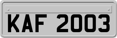 KAF2003