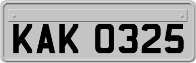 KAK0325