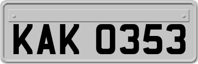 KAK0353