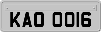 KAO0016