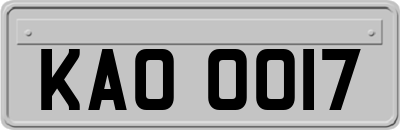 KAO0017