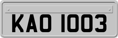 KAO1003