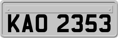 KAO2353