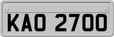KAO2700