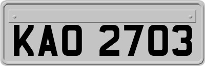 KAO2703