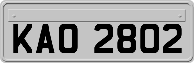 KAO2802