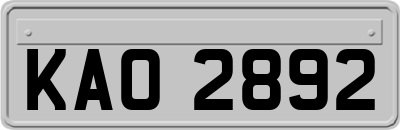 KAO2892