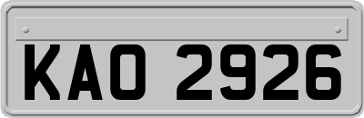 KAO2926