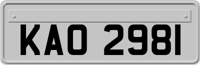 KAO2981