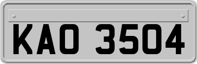 KAO3504