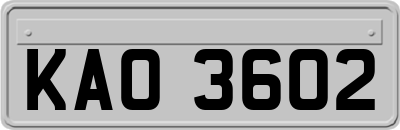KAO3602