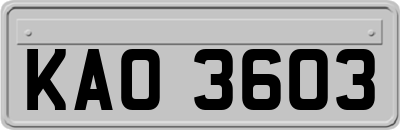 KAO3603