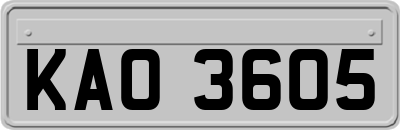 KAO3605