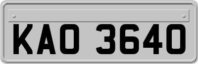KAO3640