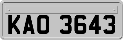 KAO3643