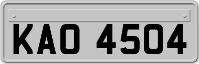 KAO4504