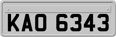 KAO6343