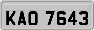 KAO7643