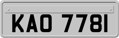 KAO7781