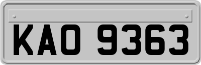 KAO9363