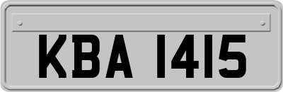 KBA1415