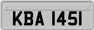 KBA1451