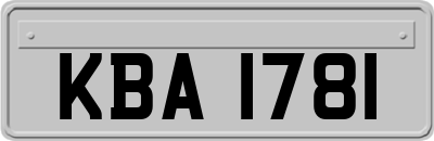 KBA1781