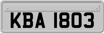 KBA1803