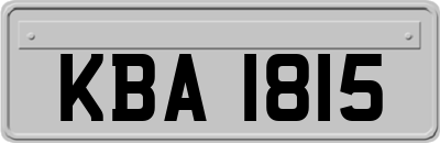 KBA1815