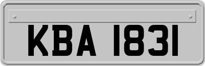 KBA1831