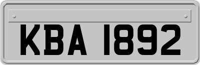 KBA1892