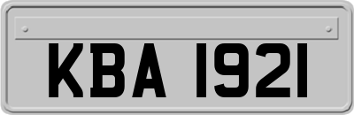 KBA1921
