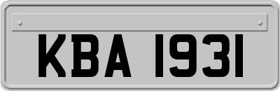 KBA1931