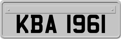KBA1961
