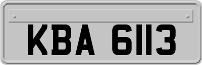 KBA6113