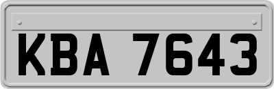 KBA7643