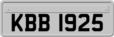 KBB1925