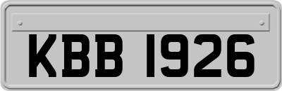 KBB1926