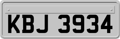 KBJ3934