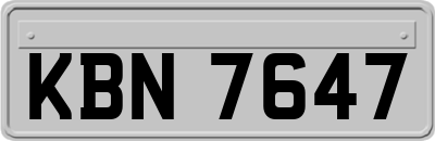 KBN7647