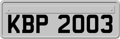 KBP2003