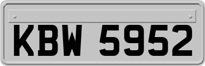 KBW5952