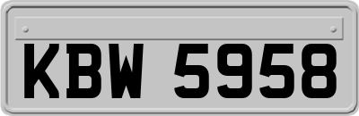 KBW5958